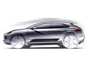 Эскиз Porsche Macan Эскиз Porsche Macan